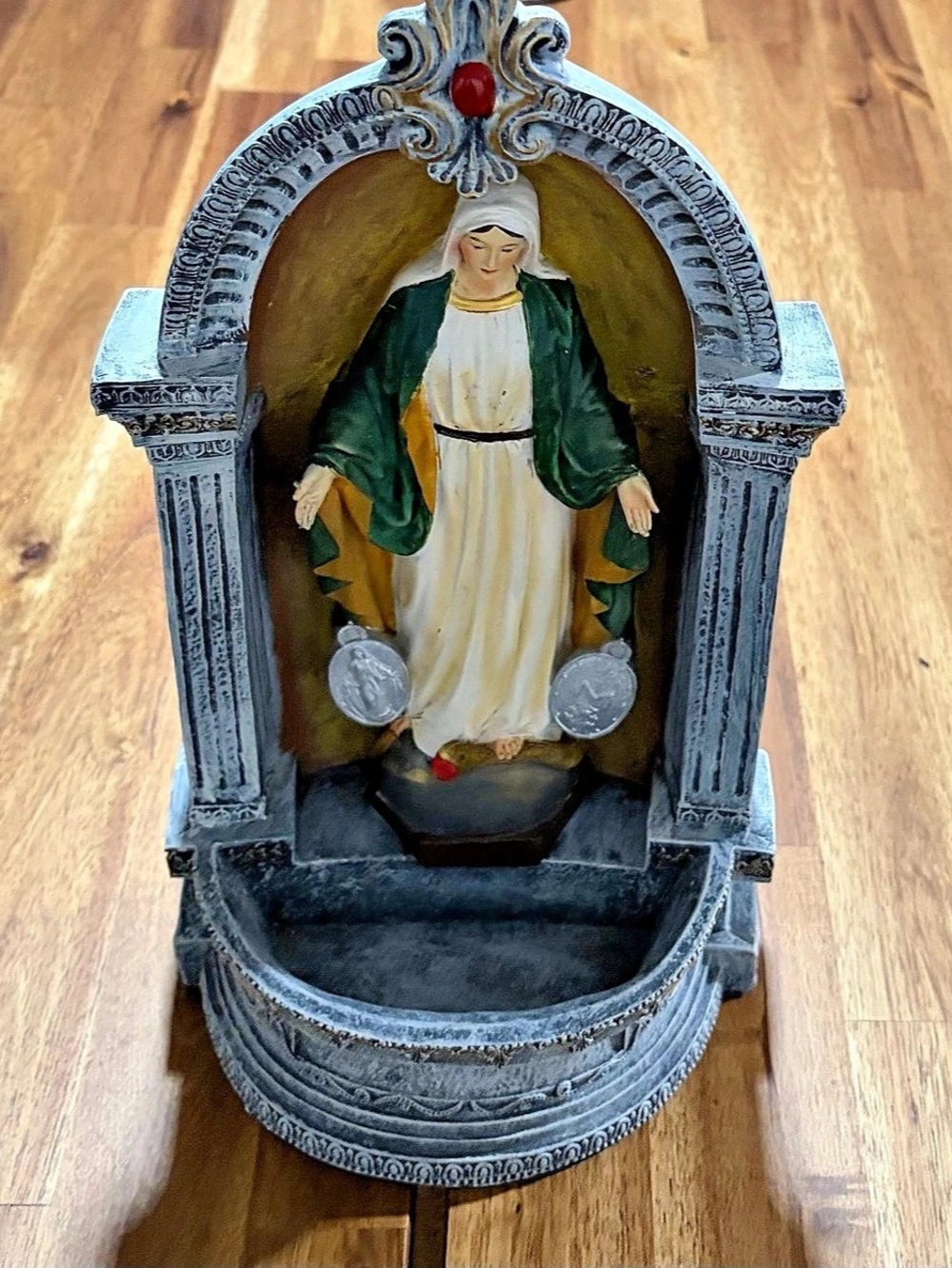 Virgin Mary in Grotto Religious Home Decor